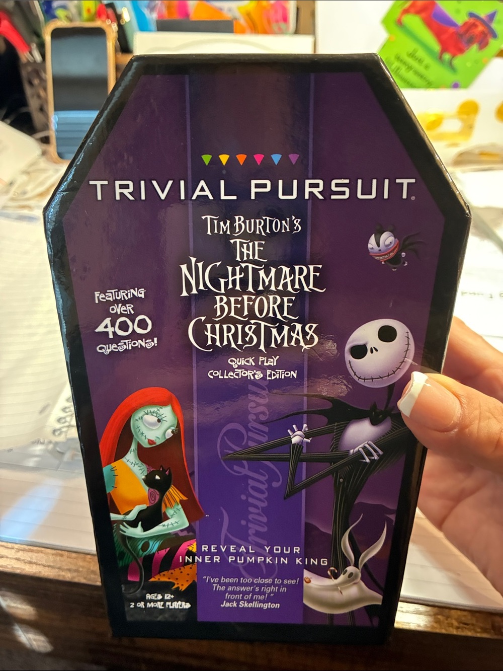 Nightmare Before Christmas Trivial Pursuit